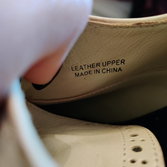 Betsey Johnson B&W Oxford lace up, heeled booties. - Picture 4 of 5